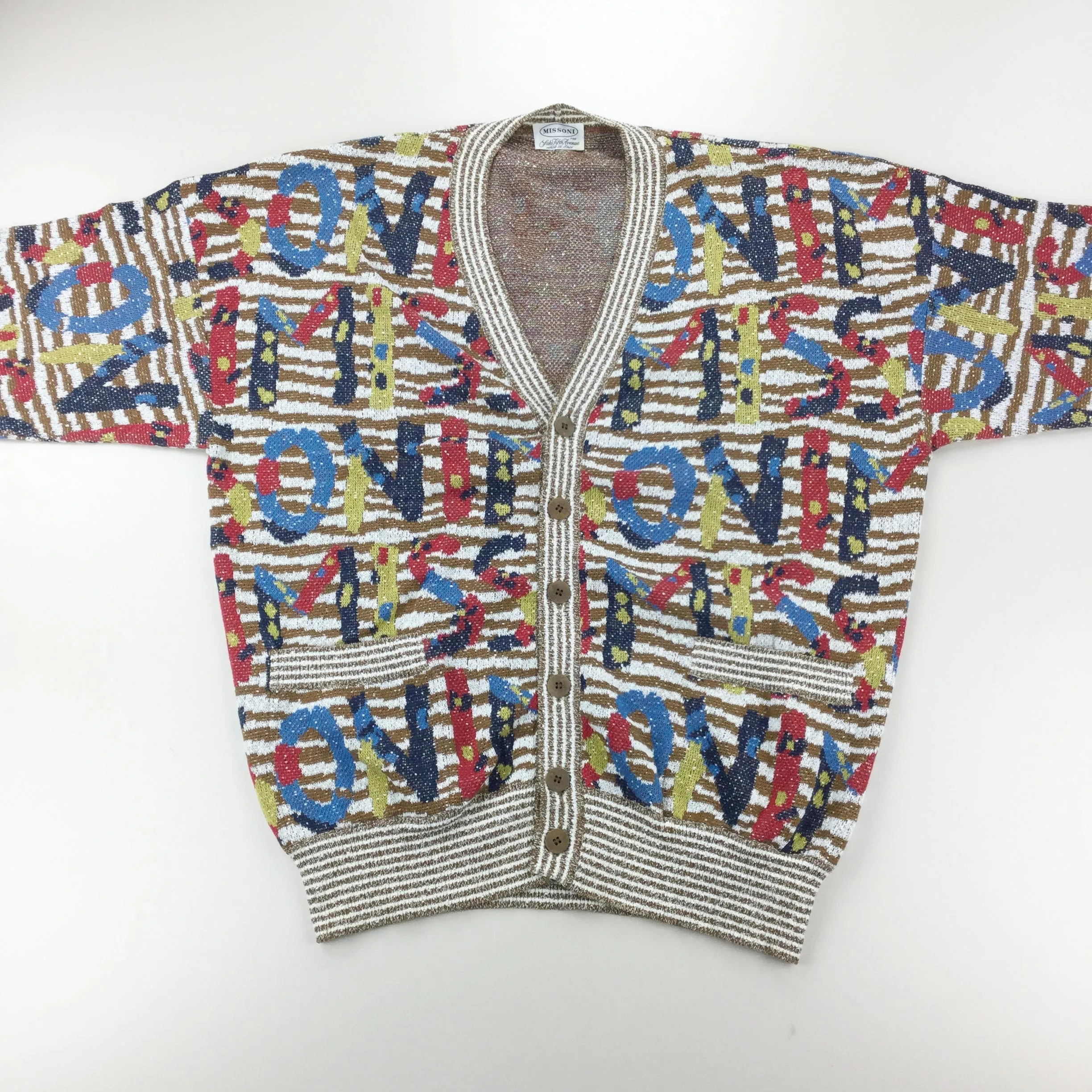 Missoni Laks Fifth Avenue 70s Cotton Cardigan - Large