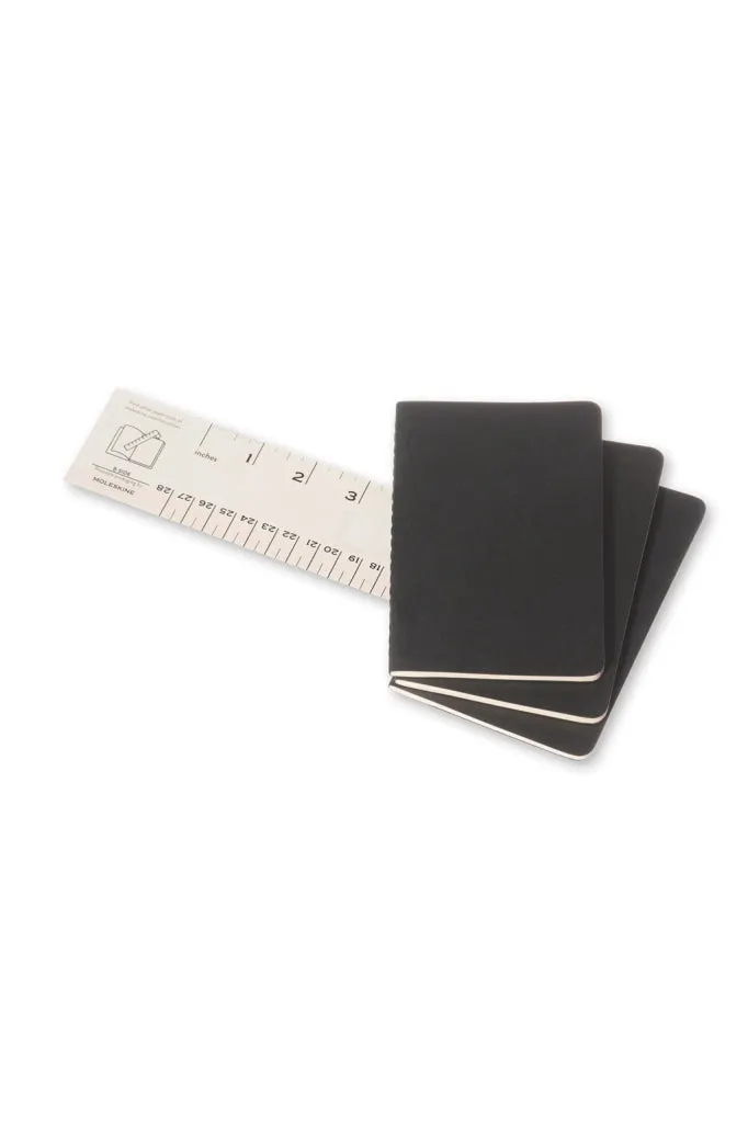 Moleskine - Cahier Notebook - Set Of 3 - Pocket