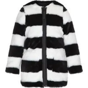 Molo Hilarie Jacket | Black and White Stripe