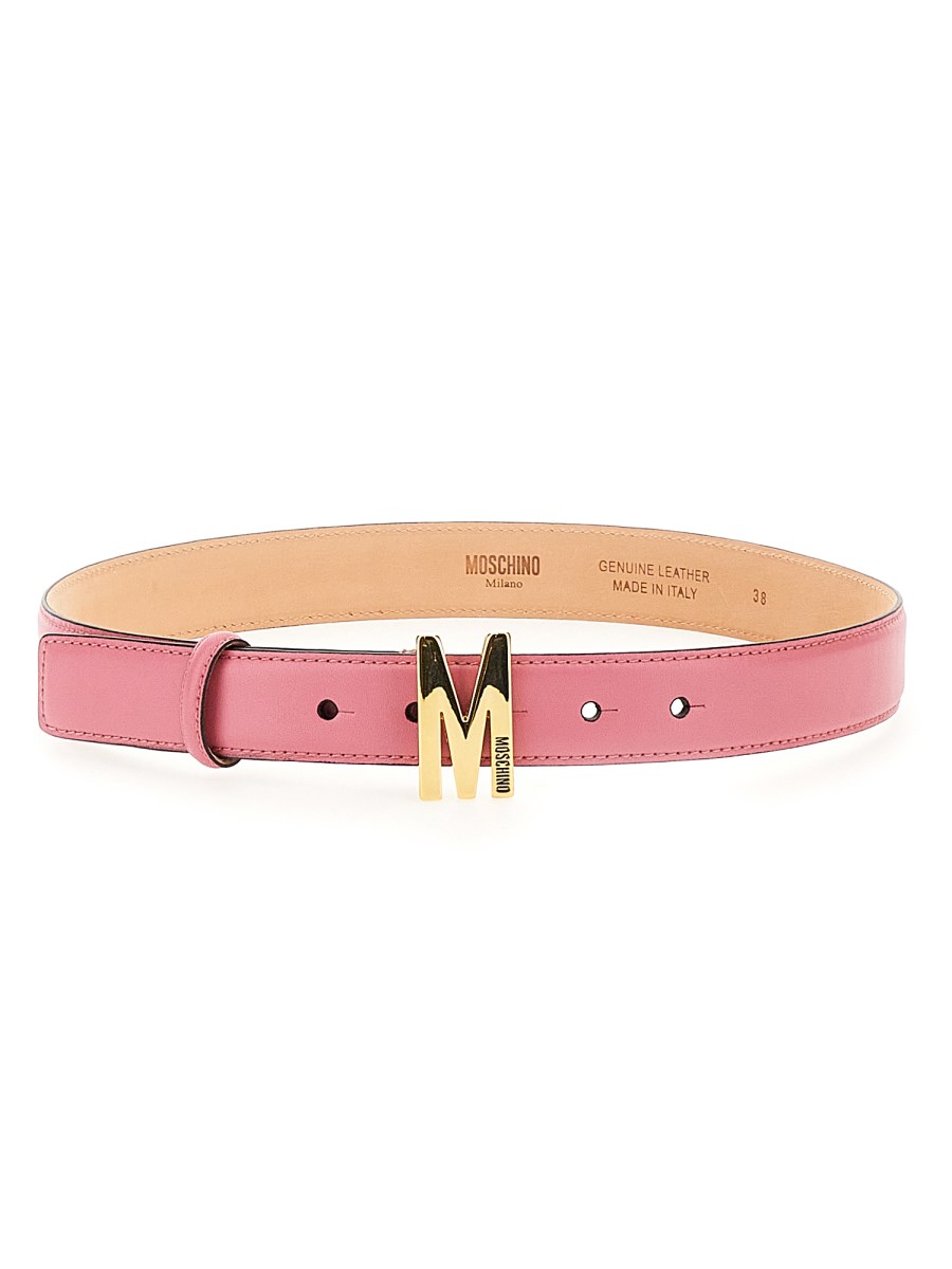 MOSCHINO    LOGO BELT M