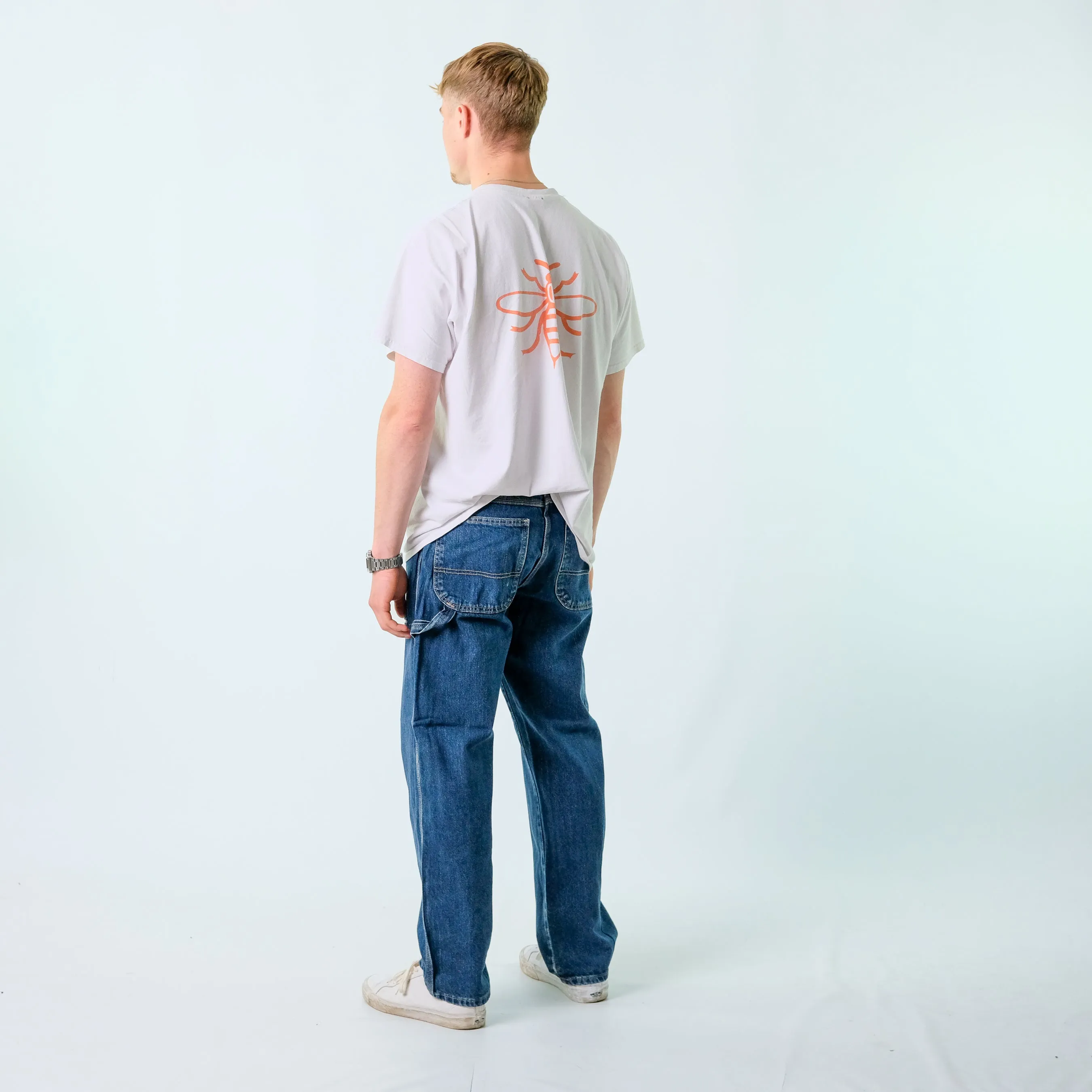 Navy Blue y2ks Dickies Denim Carpenter Baggy Jeans Pants (32x30)