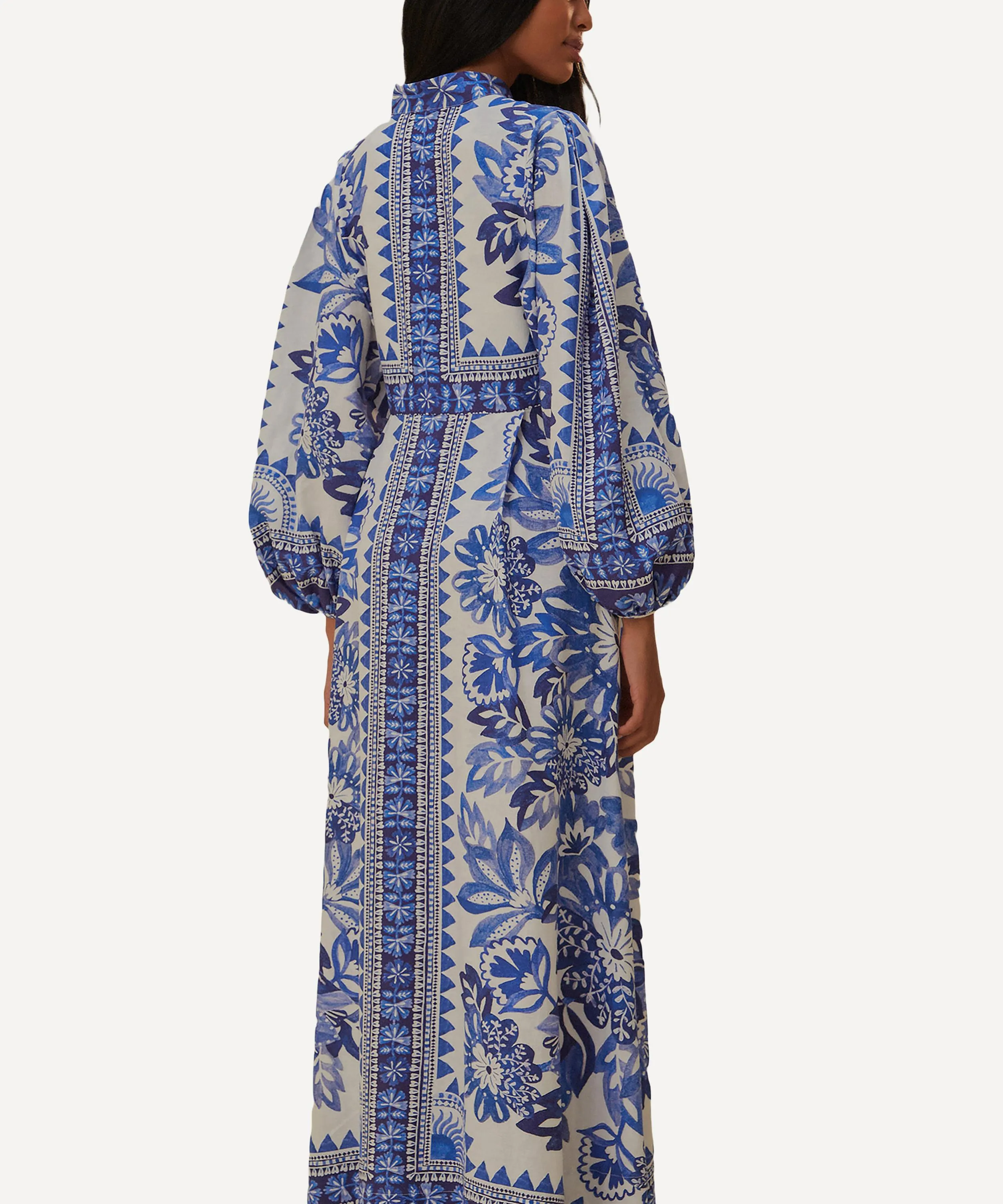 Off-White Flora Tapestry Maxi Dress