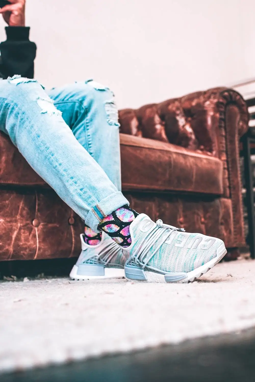 Pharrell x Billionaire Boys Club x NMD Human Race Trail Cotton Candy