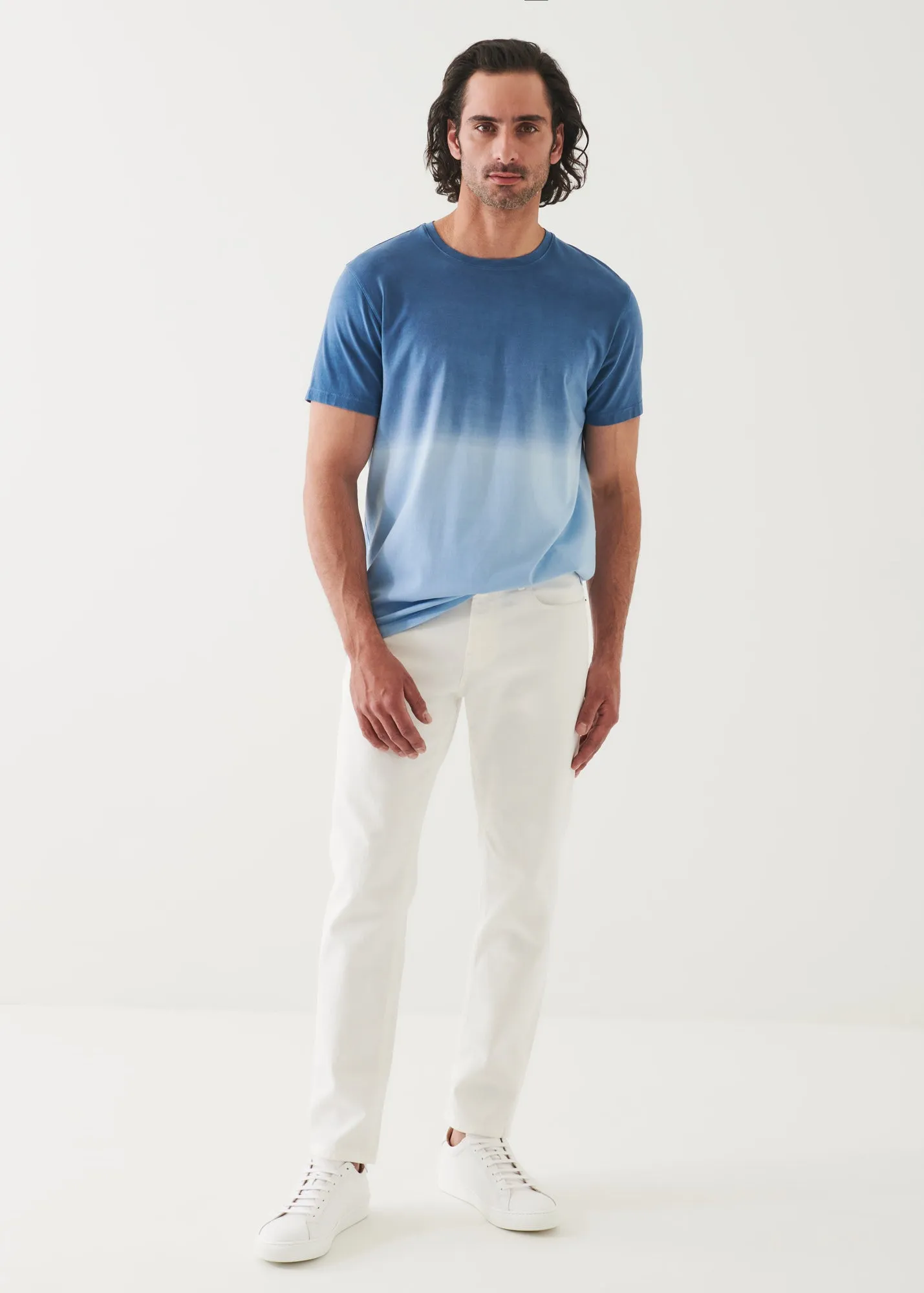 PIMA COTTON STRETCH DEGRADE T-SHIRT