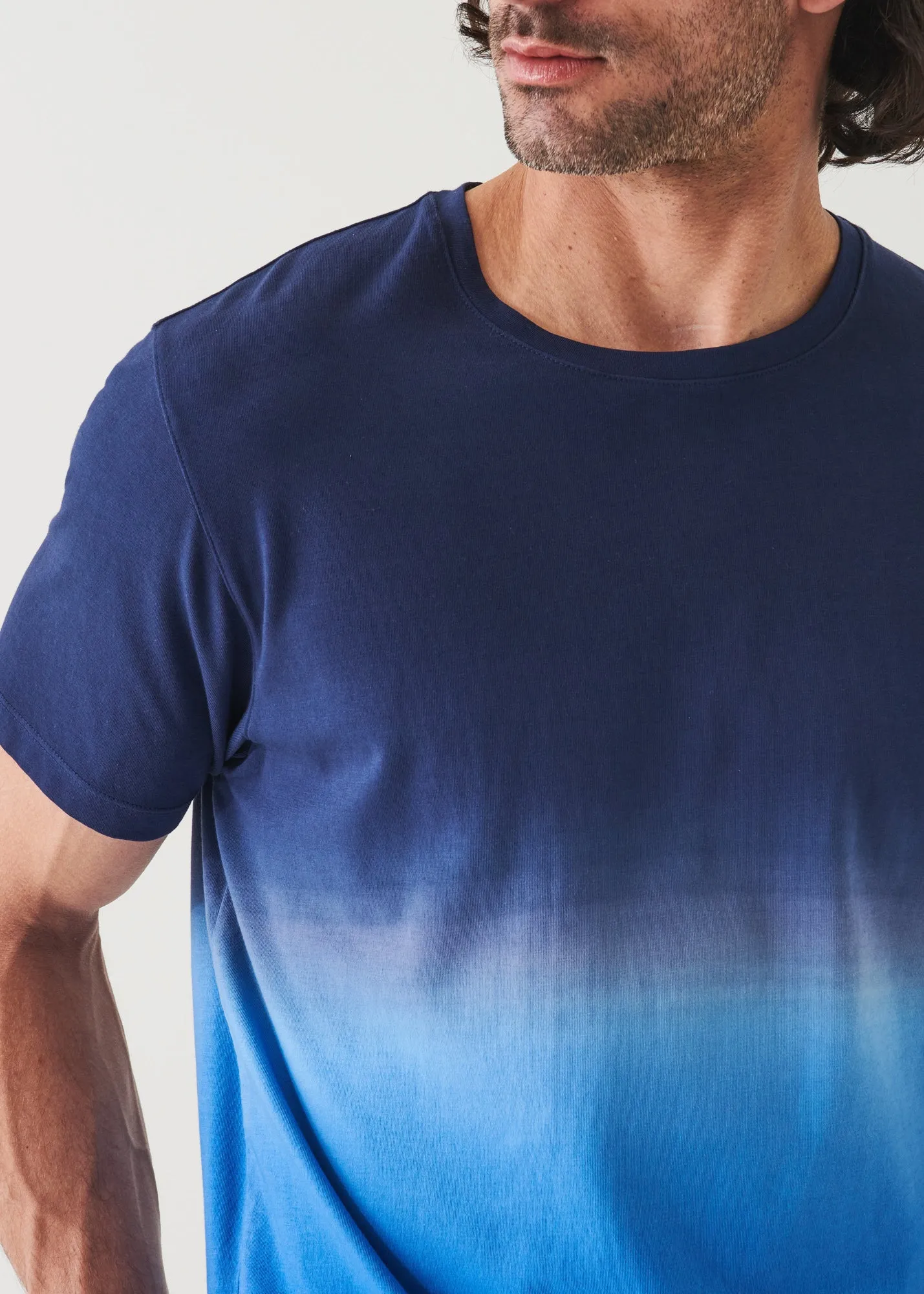 PIMA COTTON STRETCH DEGRADE T-SHIRT