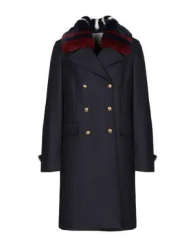 Pinko Women Coat Dark blue 8 UK