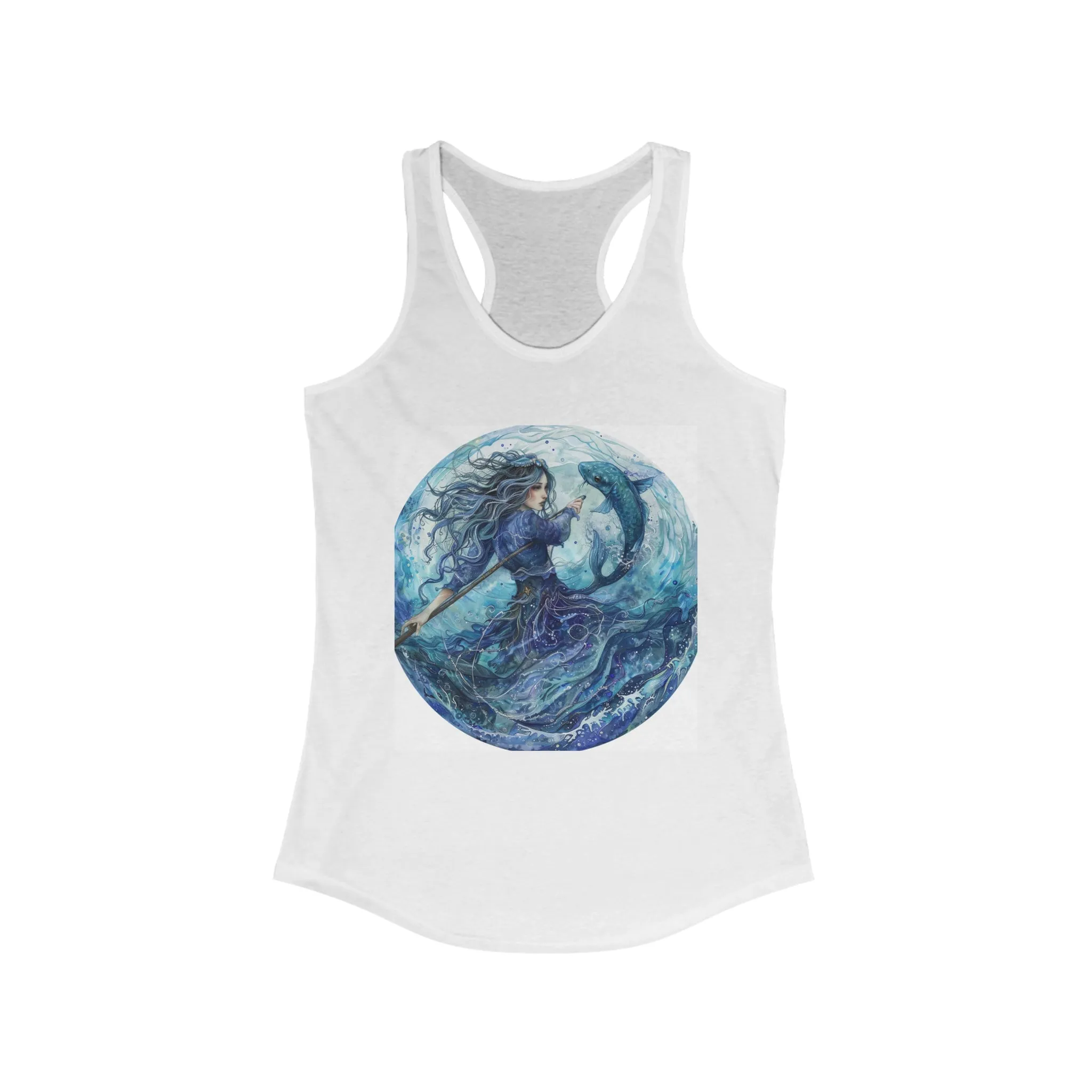 Pisces zodiac Women's Ideal Racerback Tank