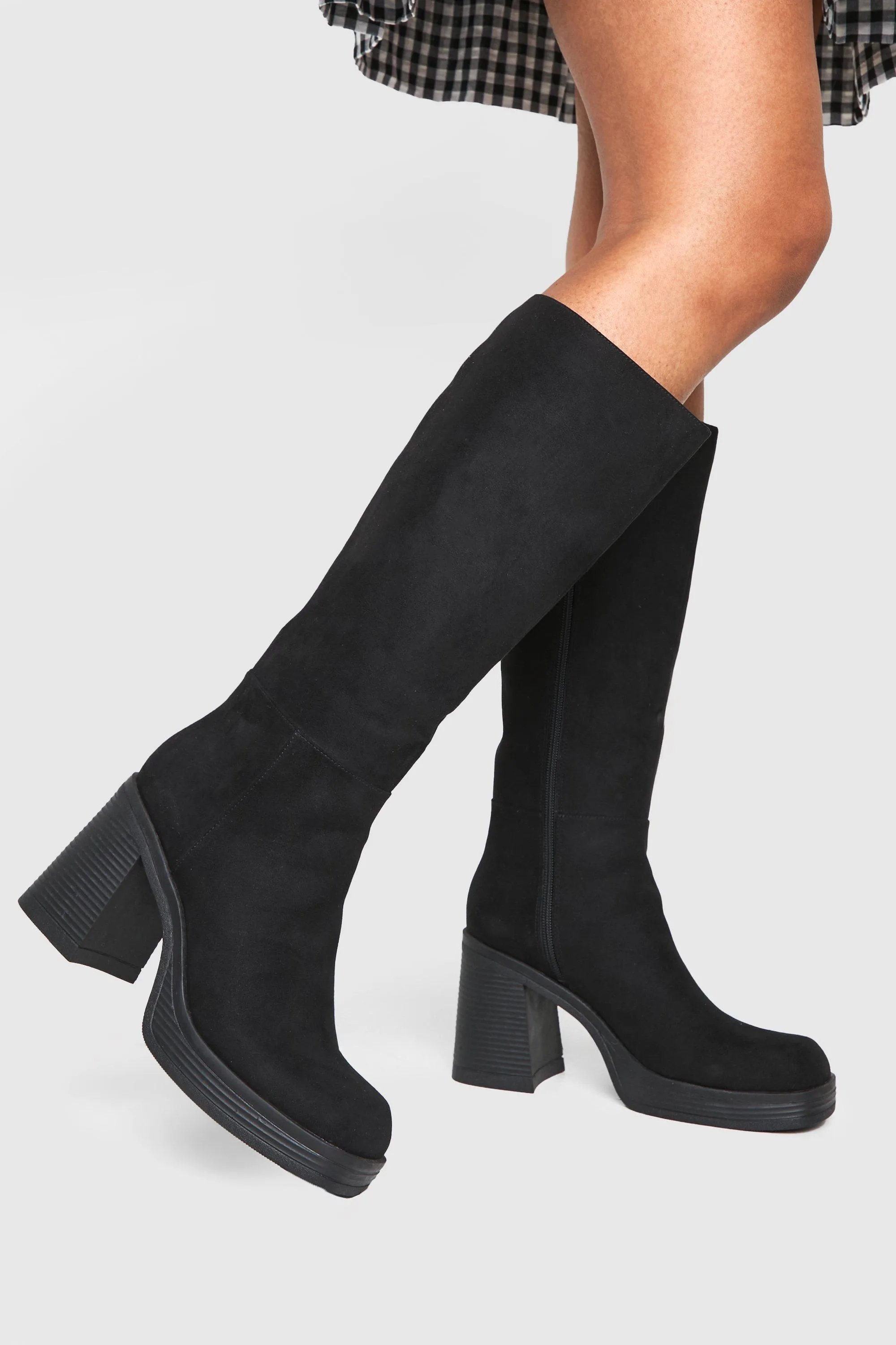 Platform Knee High Boots