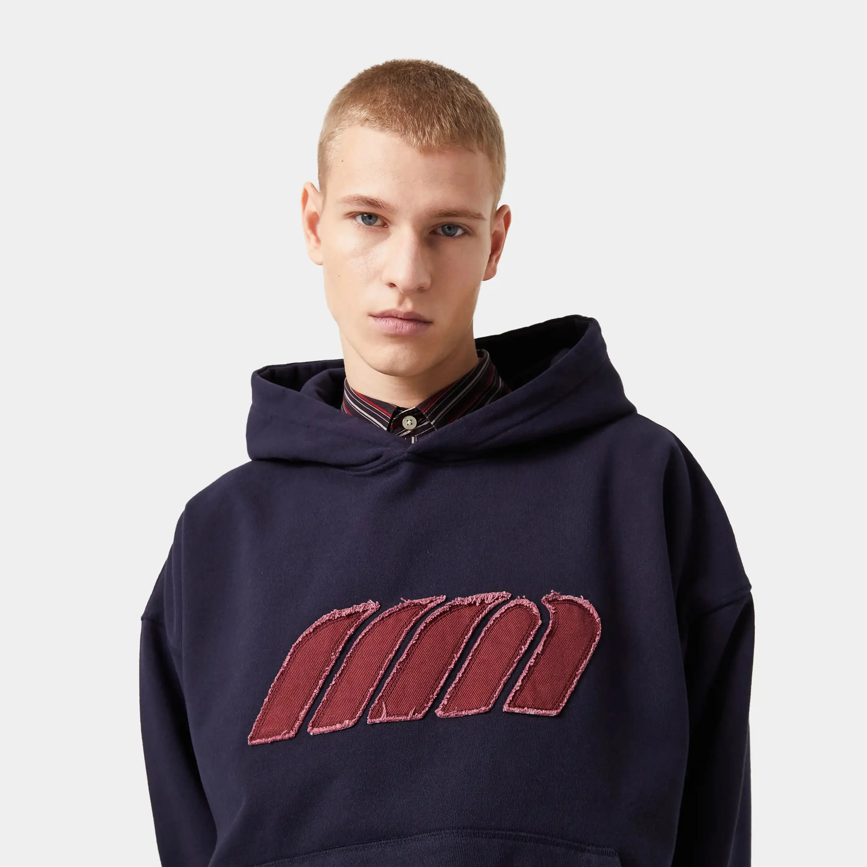 Plog Navy Oversized Hoodie