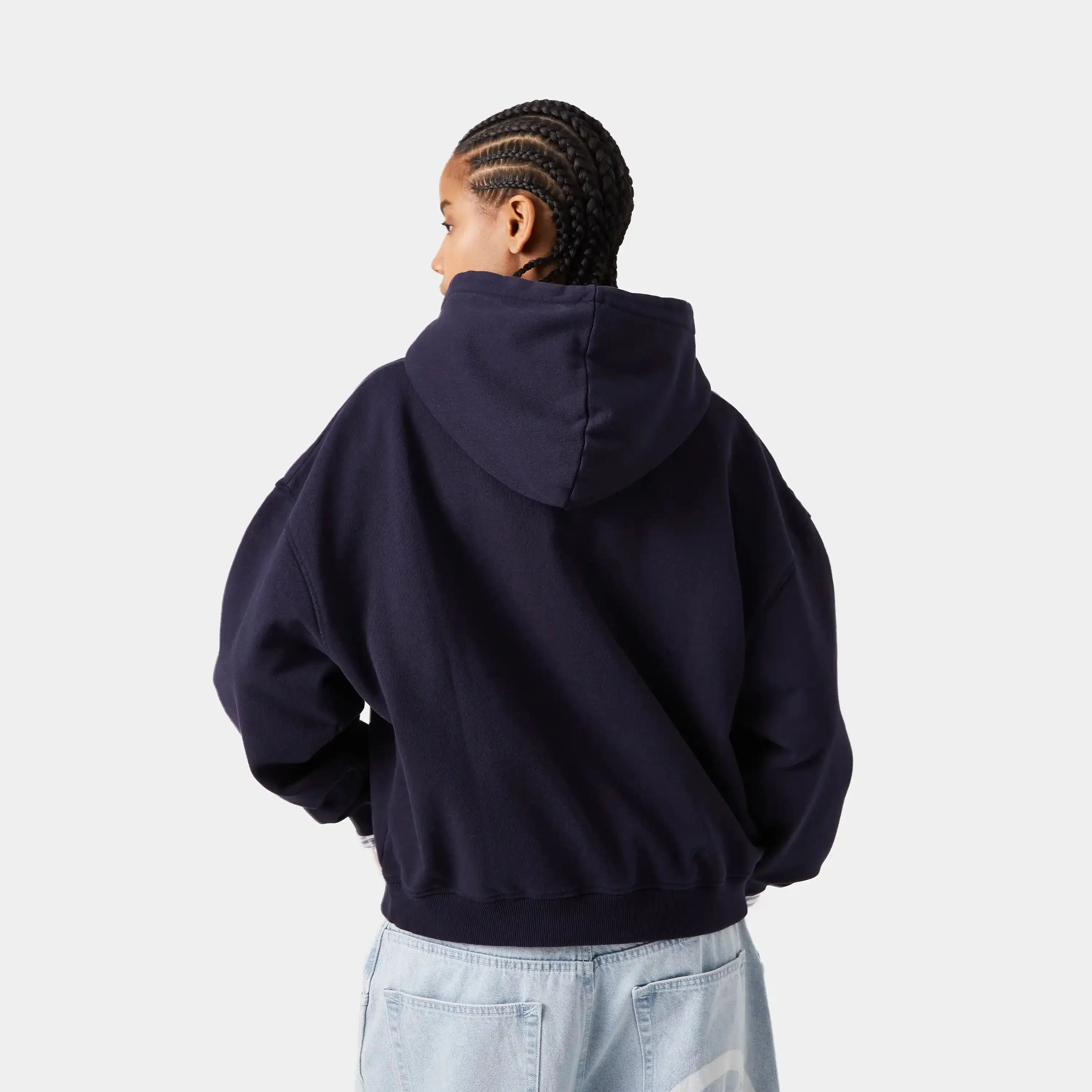 Plog Navy Oversized Hoodie