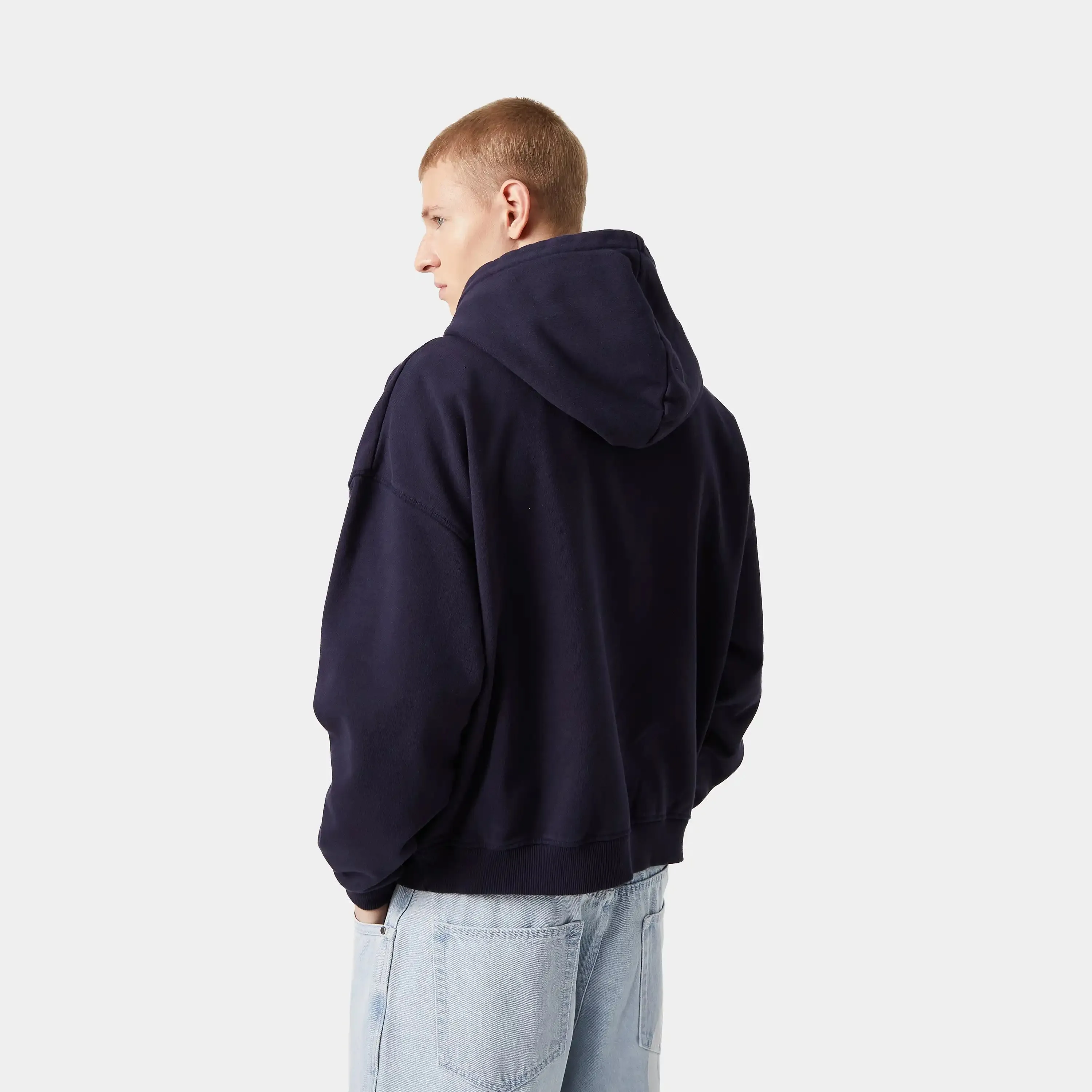 Plog Navy Oversized Hoodie