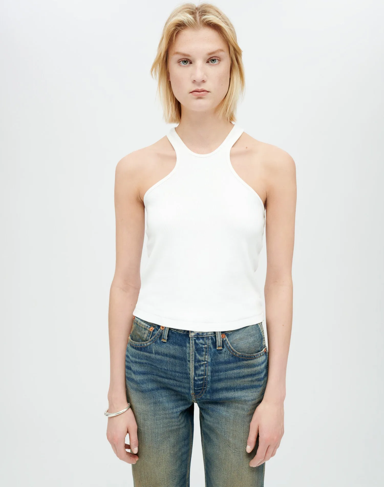 Racer Tank -  Ivory