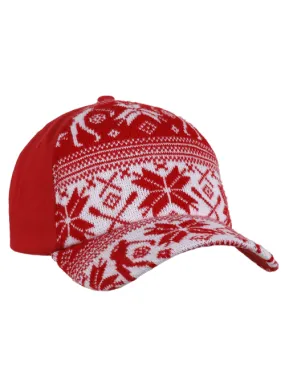 Red & White Ugly Sweater Hat