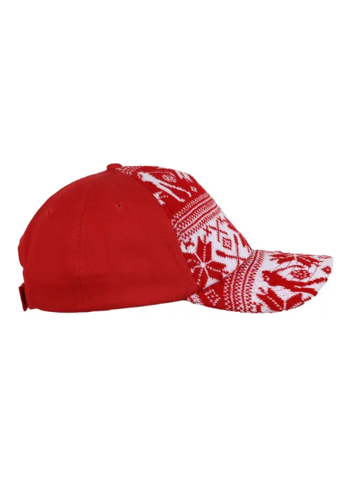 Red & White Ugly Sweater Hat