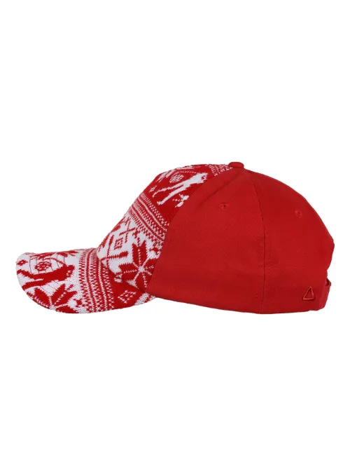 Red & White Ugly Sweater Hat