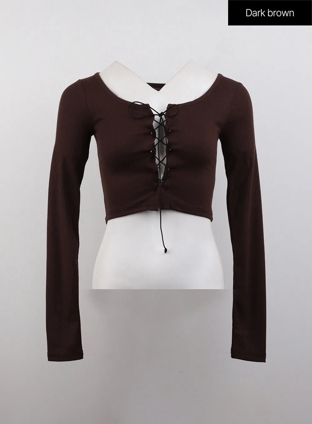 Ribbon Detail Slim Fit Long Sleeve CJ412