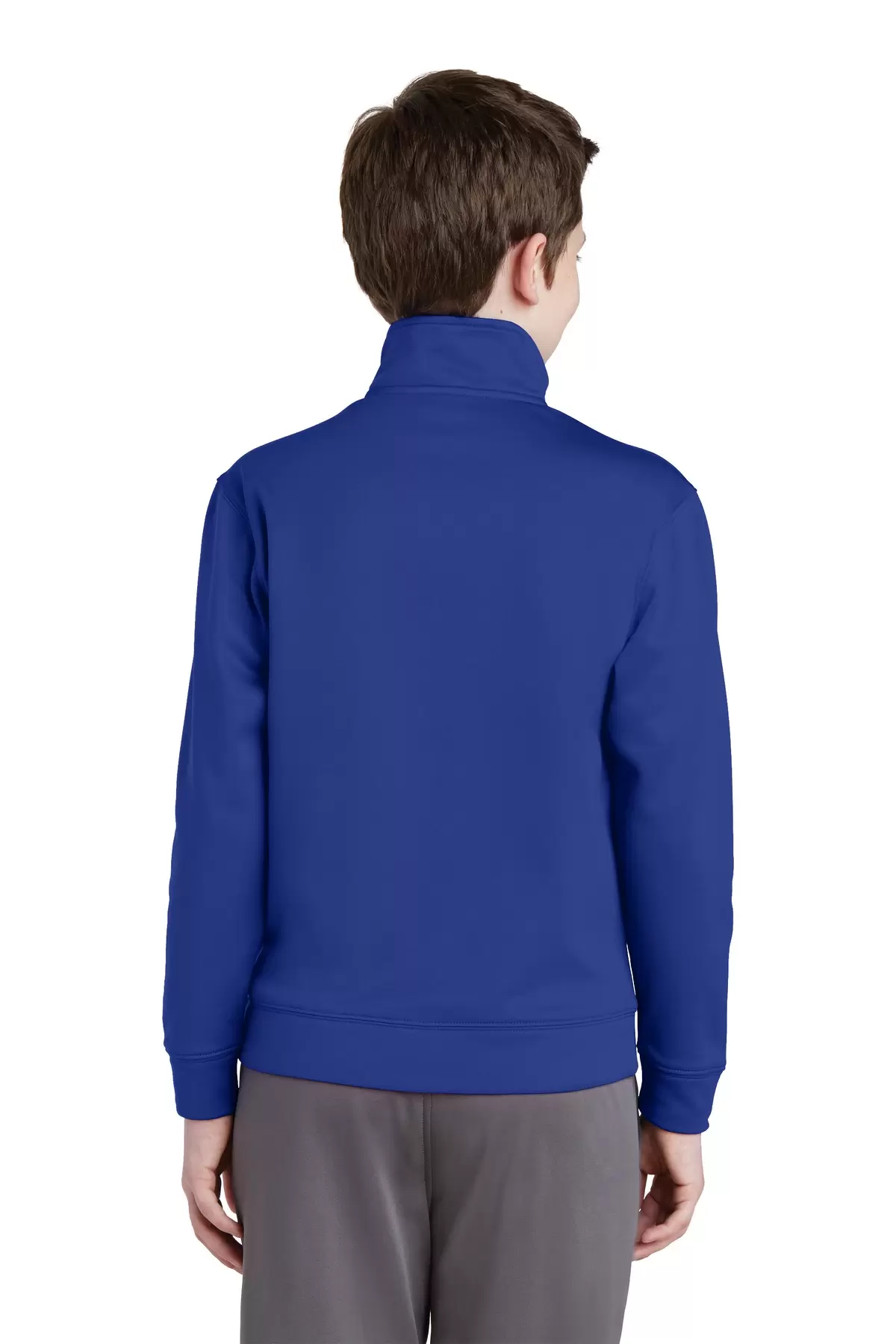 Sport Tek YST241 Sport-Tek Youth Sport-Wick Fleece Full-Zip Jacket SKU: YST241