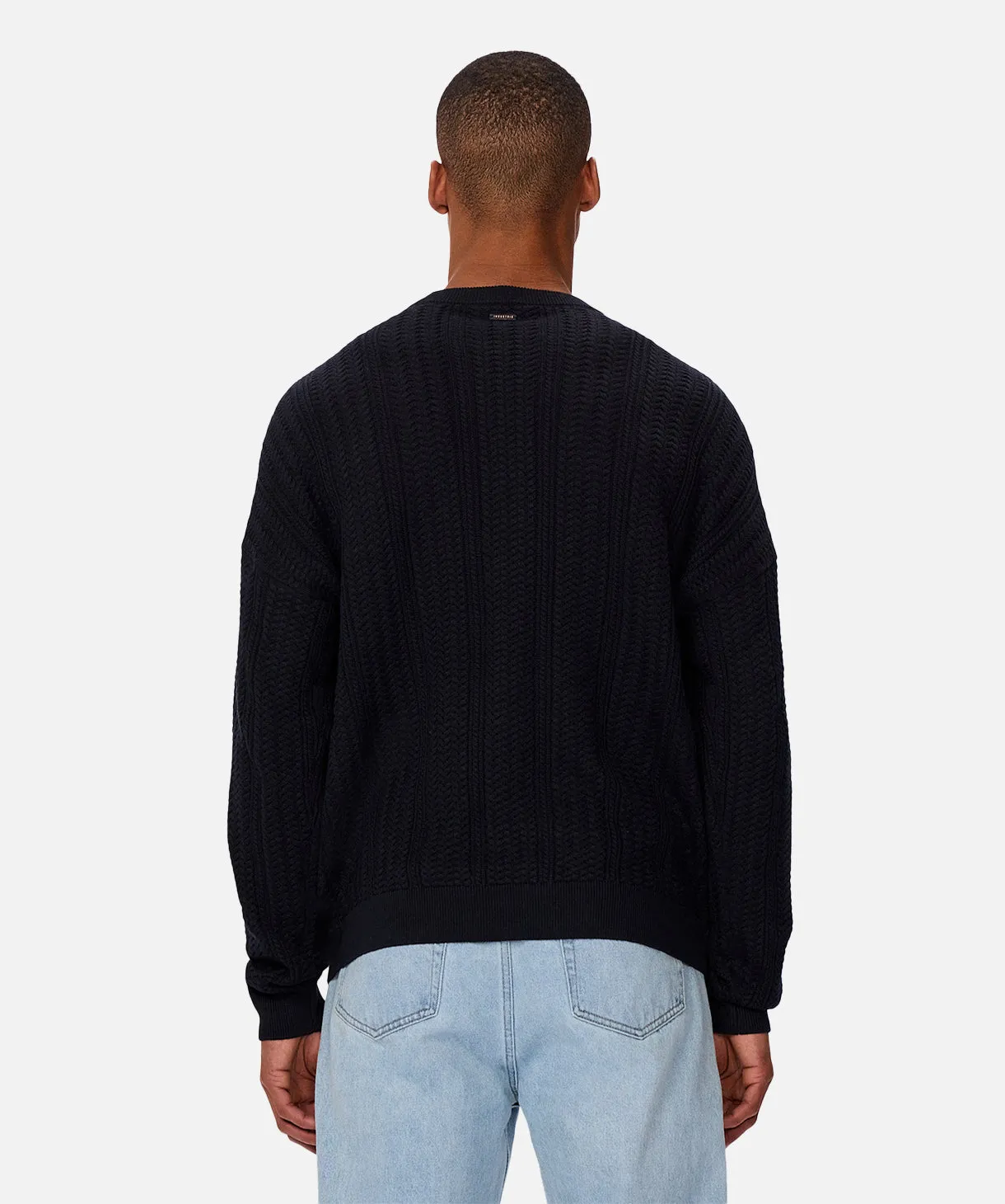 The Alessio Crew Neck Sweater - Navy 24