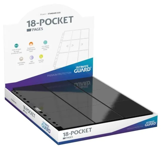 Ultimate Guard 18 Pocket Binder Pages