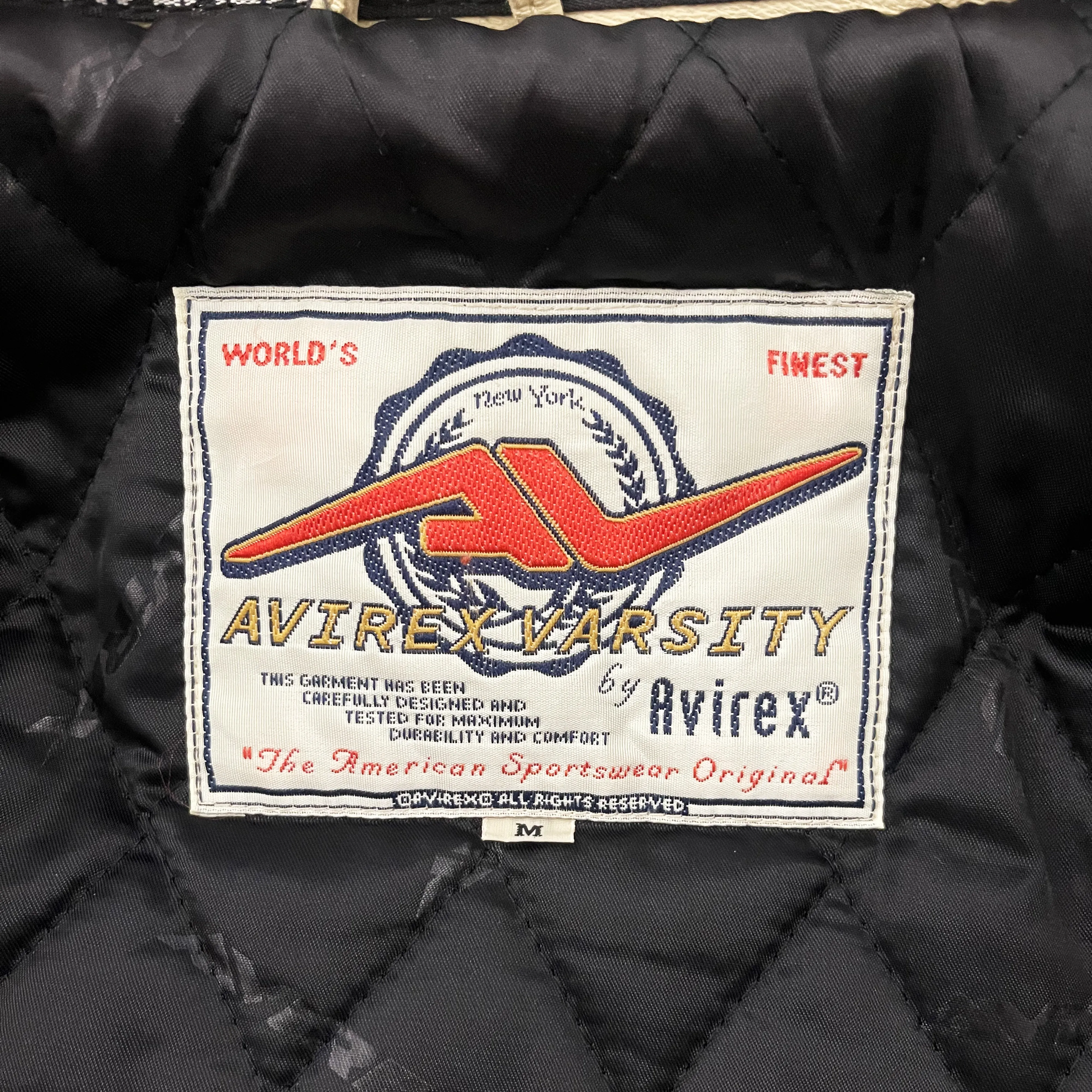 Vintage Avirex Leather Varsity Jacket