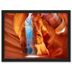 Wall Art & Pictures | Photo Geology Antelope Canyon Arizona Nature God Rays Artwork Framed Wall Art Print A4 | Artery8