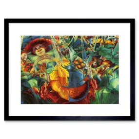 Wall Art & Pictures | Wall Art Print Boccioni Laughter Painting Framed | Artery8