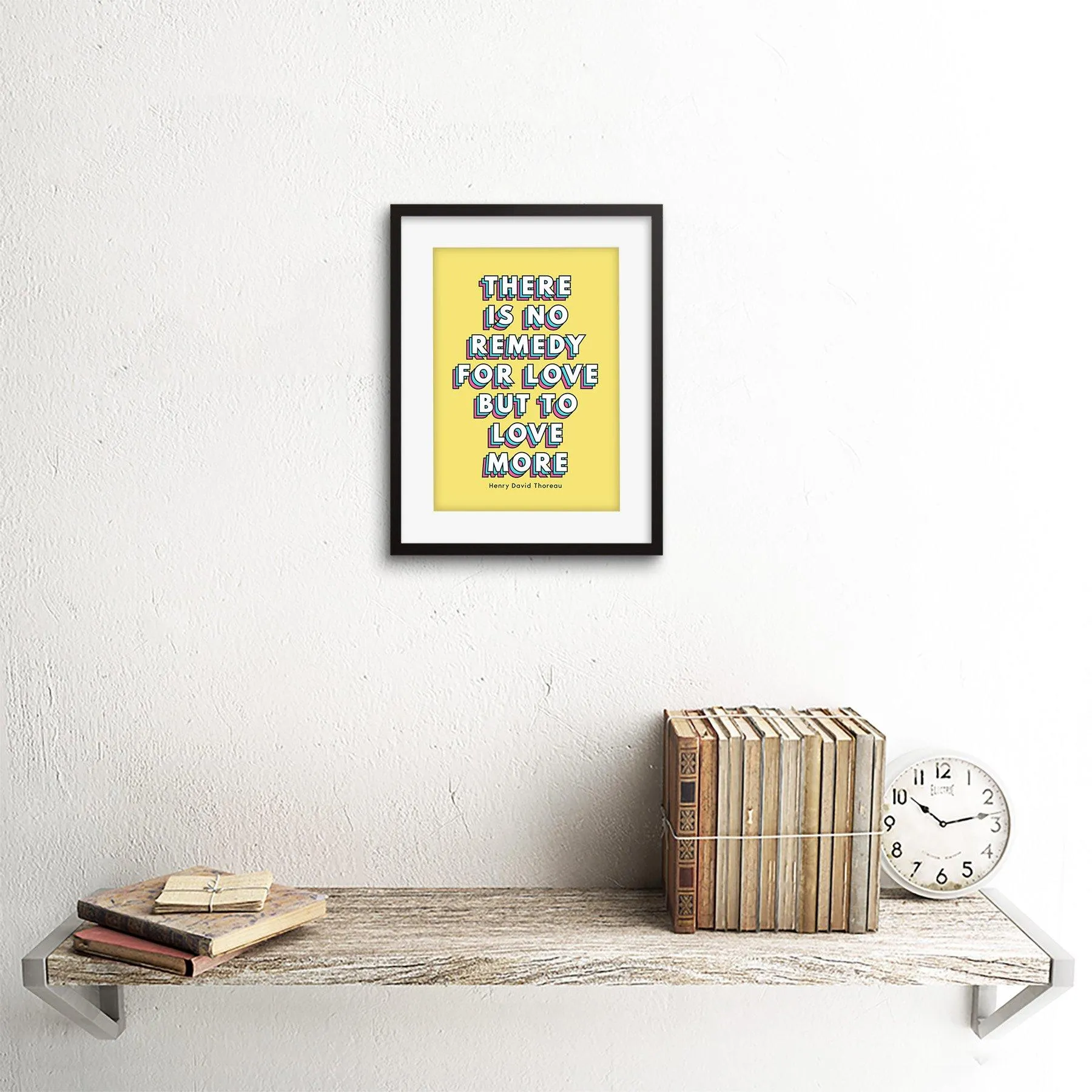 Wall Art & Pictures | Wall Art Print No Remedy for Love Framed | Artery8