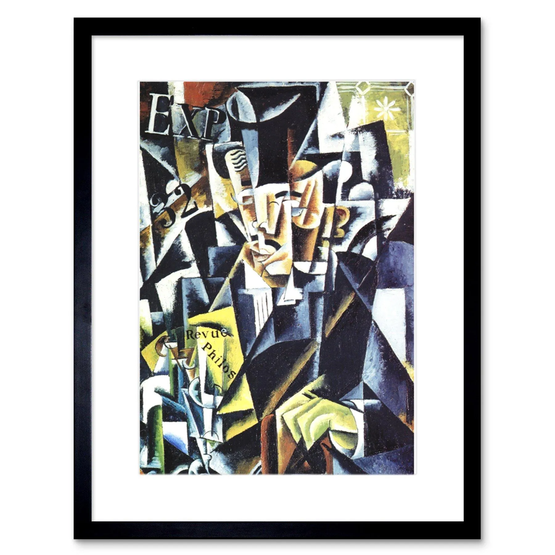 Wall Art & Pictures | Wall Art Print Popova Portrait Philosopher Painting Framed | Artery8