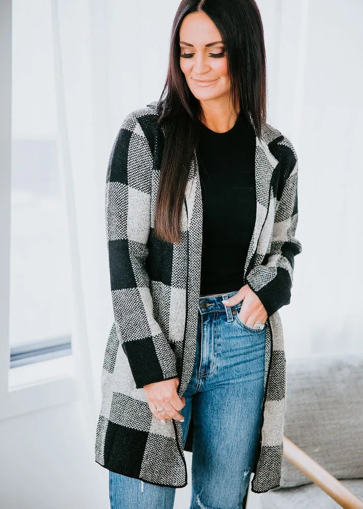 Willa Checkered Cardigan