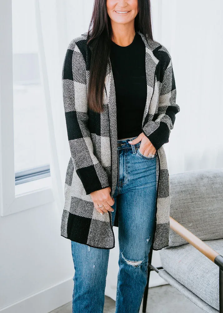 Willa Checkered Cardigan