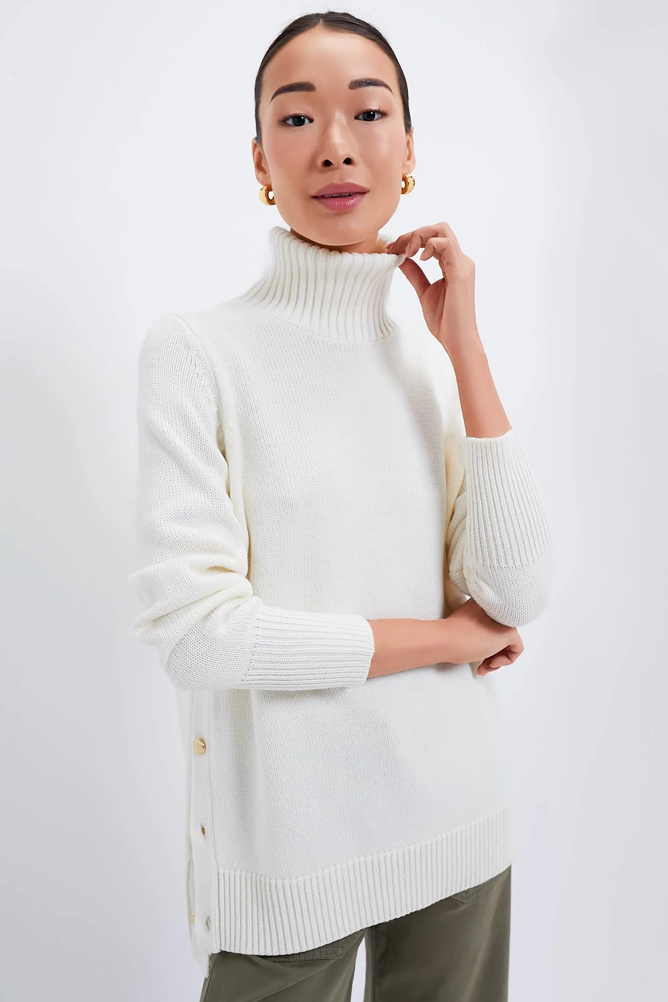 Winter White Sophia Sweater