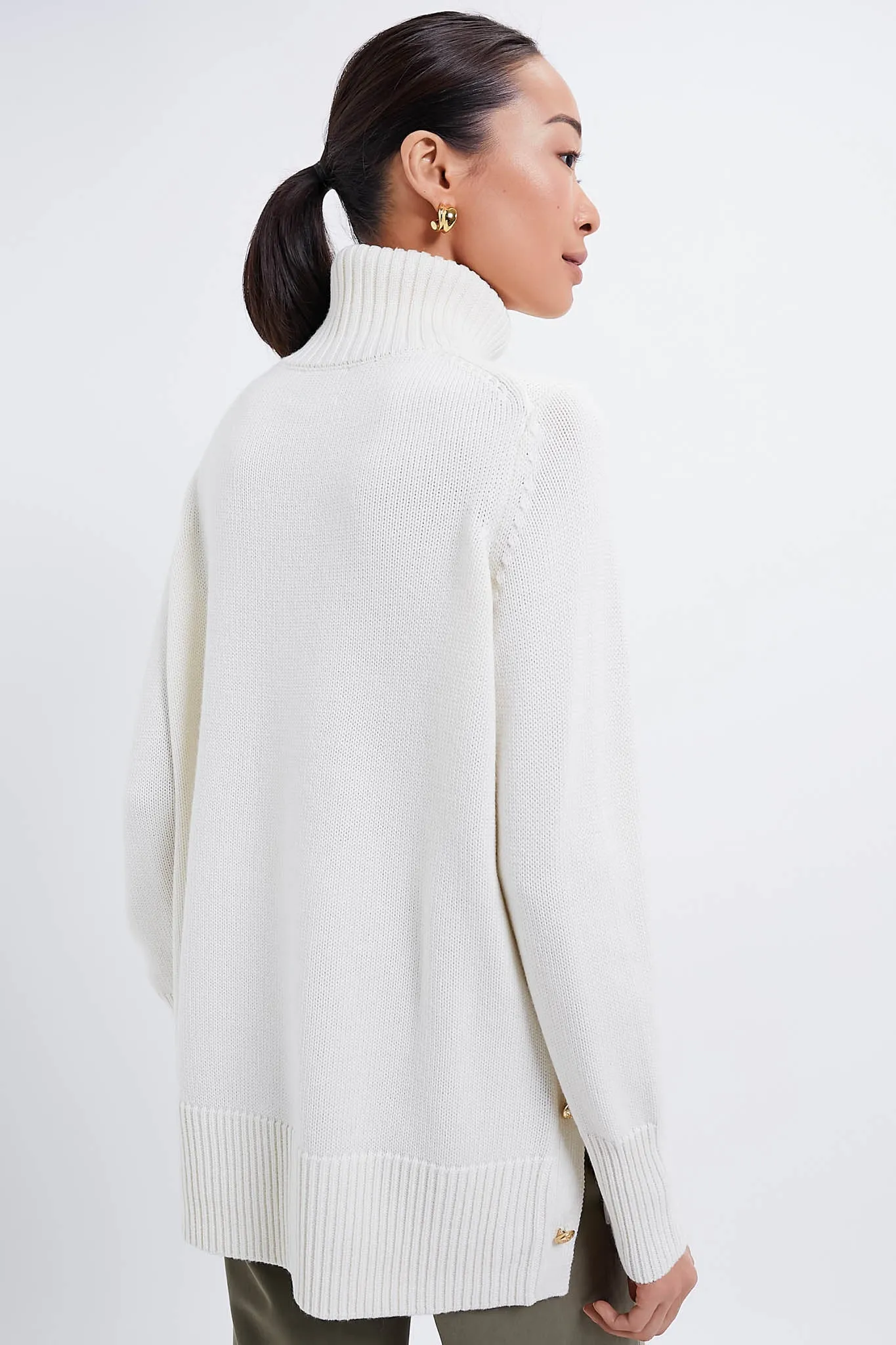 Winter White Sophia Sweater