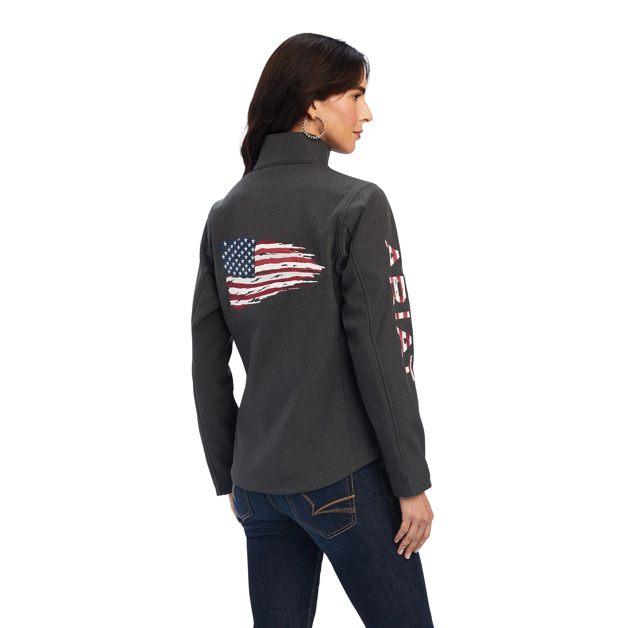 Women's Ariat Team Patriot Softshell Jacket #10041438X-C