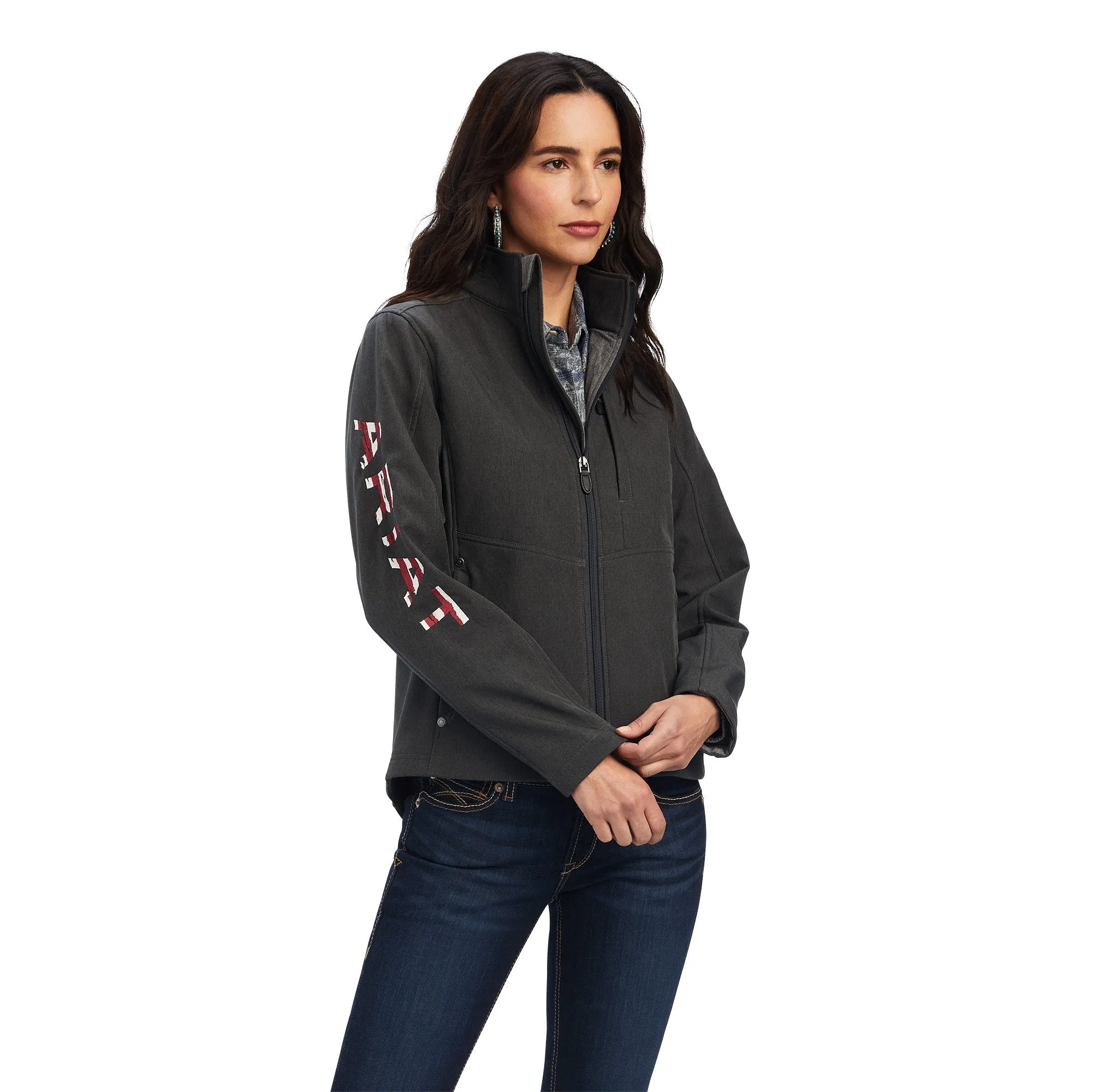 Women's Ariat Team Patriot Softshell Jacket #10041438X-C