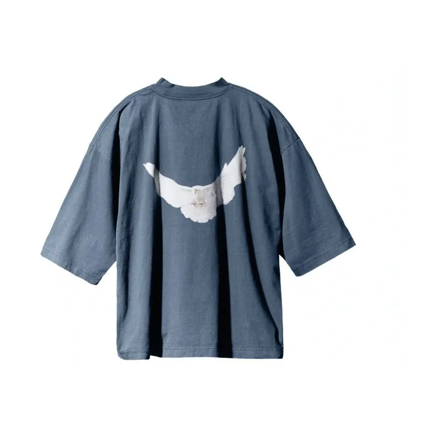 YEEZY x GAP Dove 3/4 Sleeve Tee Blue 