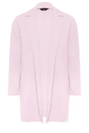 YOURS Curve Lilac Purple Longline Blazer